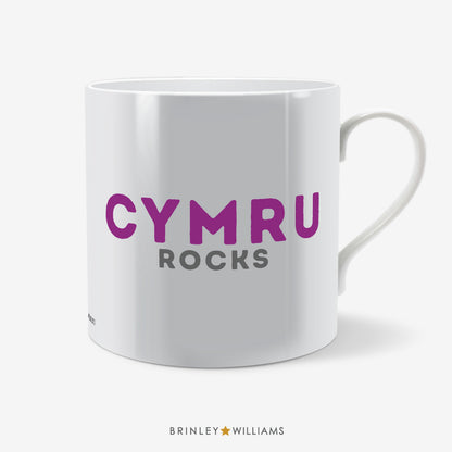Cymru Rocks Welsh Mug - Purple