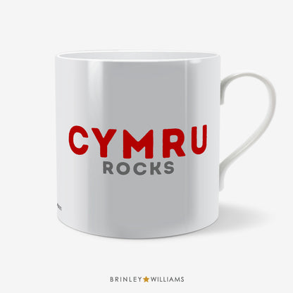 Cymru Rocks Welsh Mug - Red
