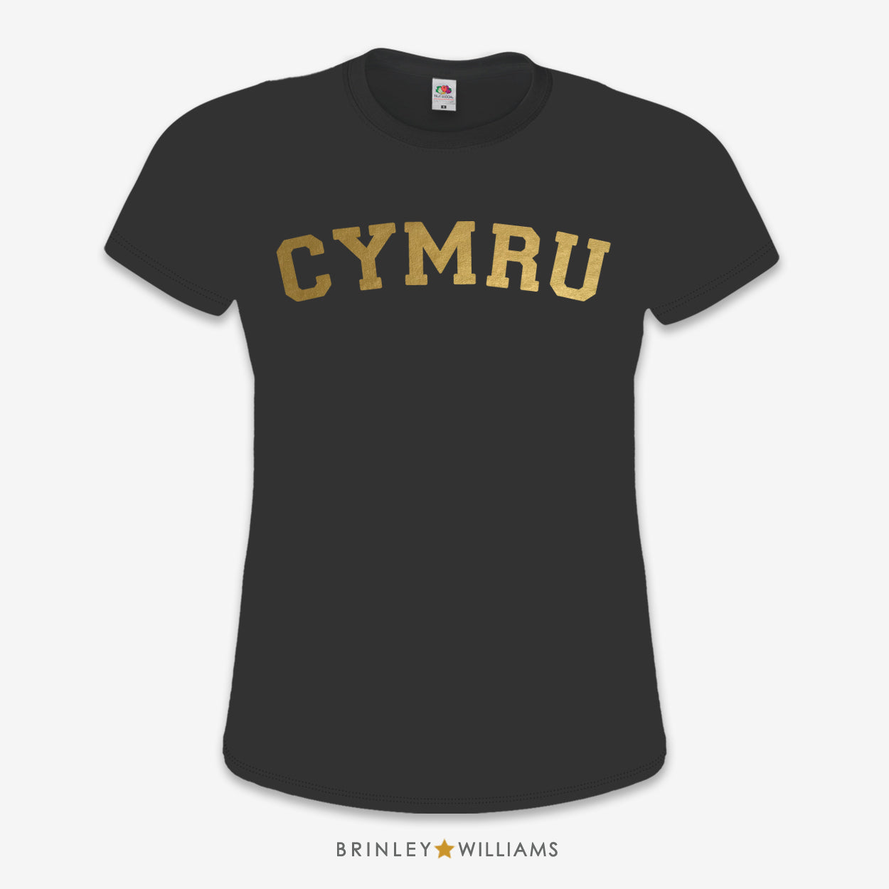 Cymru Slim Fit T-shirt - Black