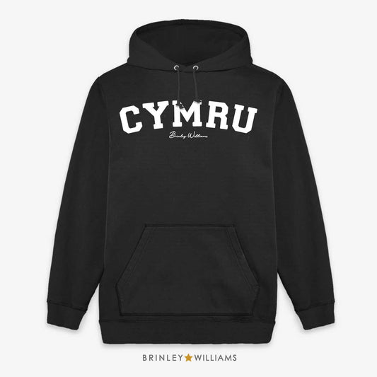 Cymru Unisex Welsh Hoodie - Black