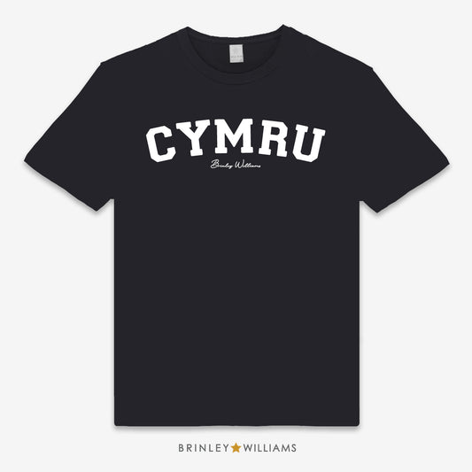 Cymru Unisex Classic Welsh T-shirt - Black