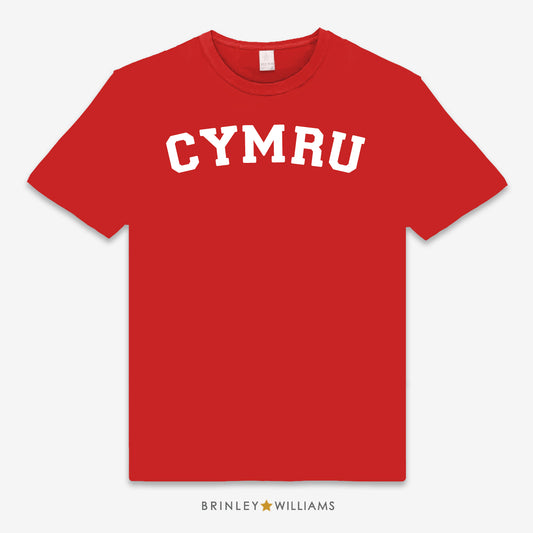 Cymru Unisex Classic Welsh T-shirt - Red