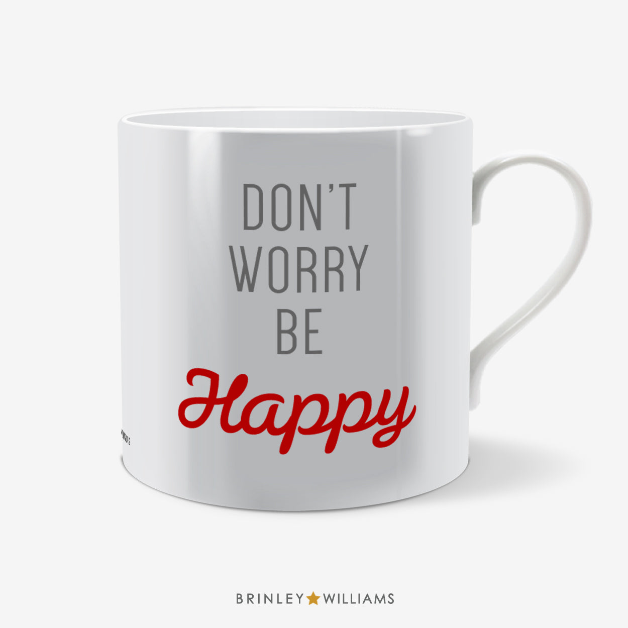 Don't worry be Happy Fun Mug - Red