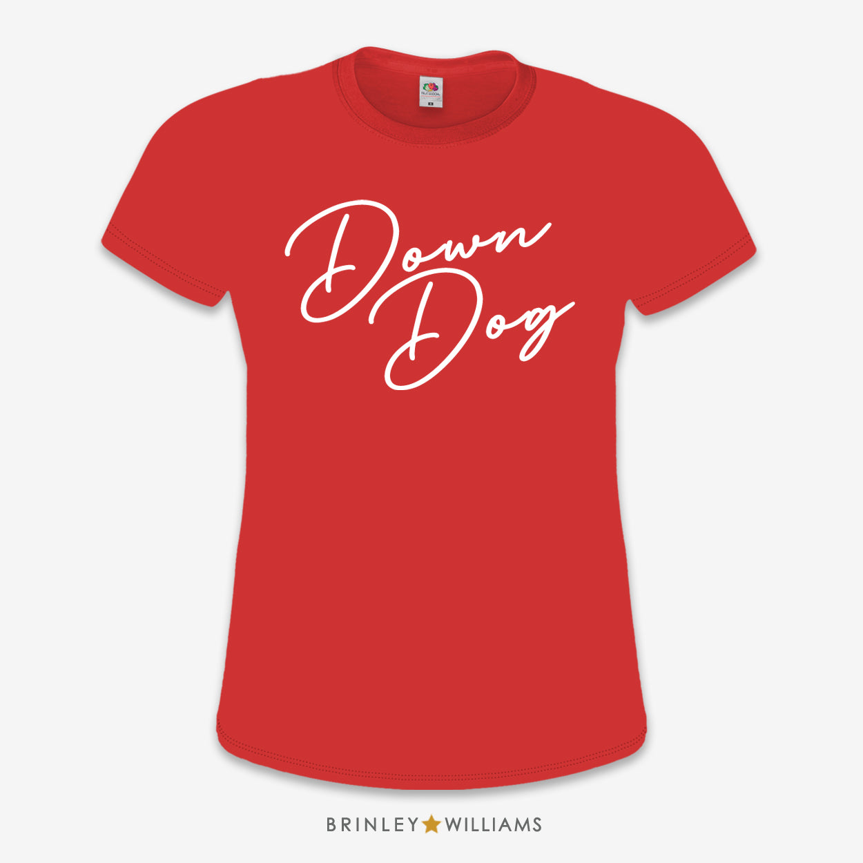 Down Dog Slim Fit T-shirt - Fire Red