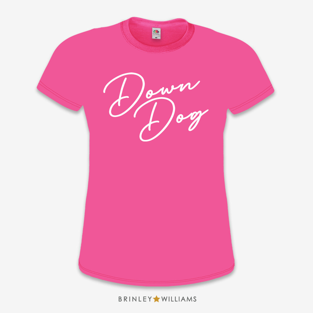 Down Dog Slim Fit T-shirt - Fuchsia