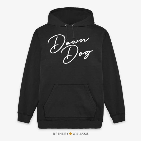 Down Dog Unisex Yoga Hoodie - Black