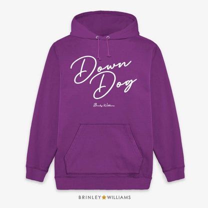 Down Dog Unisex Yoga Hoodie- Purple
