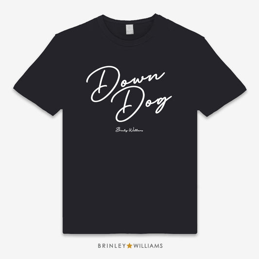 Down Dog Unisex Classic Yoga T-shirt - Black