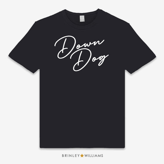 Down Dog Unisex Classic Yoga T-shirt - Black