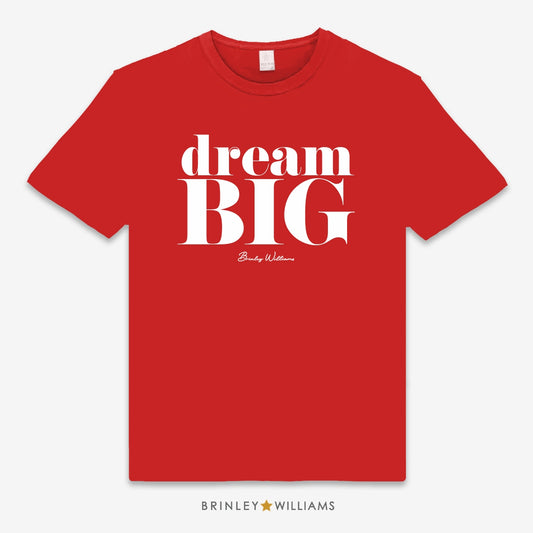 Dream Big Unisex Kids T-shirt - Fire red