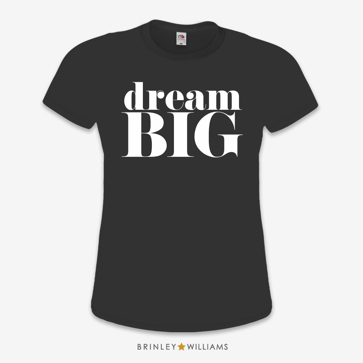 Dream Big Slim Fit T-shirt - Black