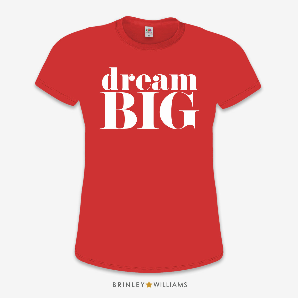 Dream Big Slim Fit T-shirt - Fire Red