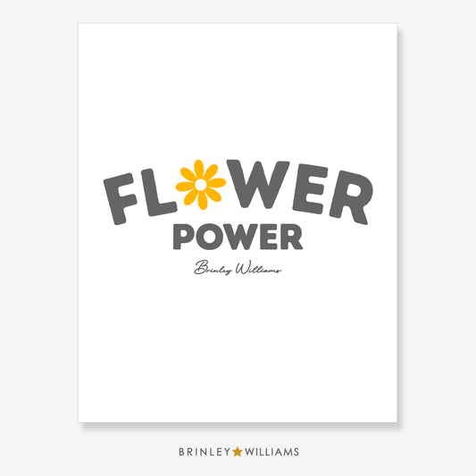 Flower Power Wall Art Poster