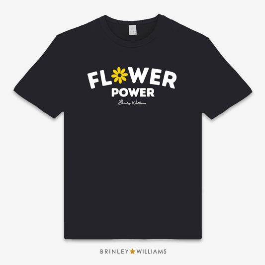 Flower Power Unisex Classic T-shirt - Black