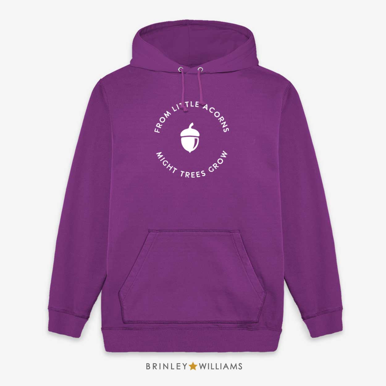 From Little Acorns Unisex Hoodie - Purple