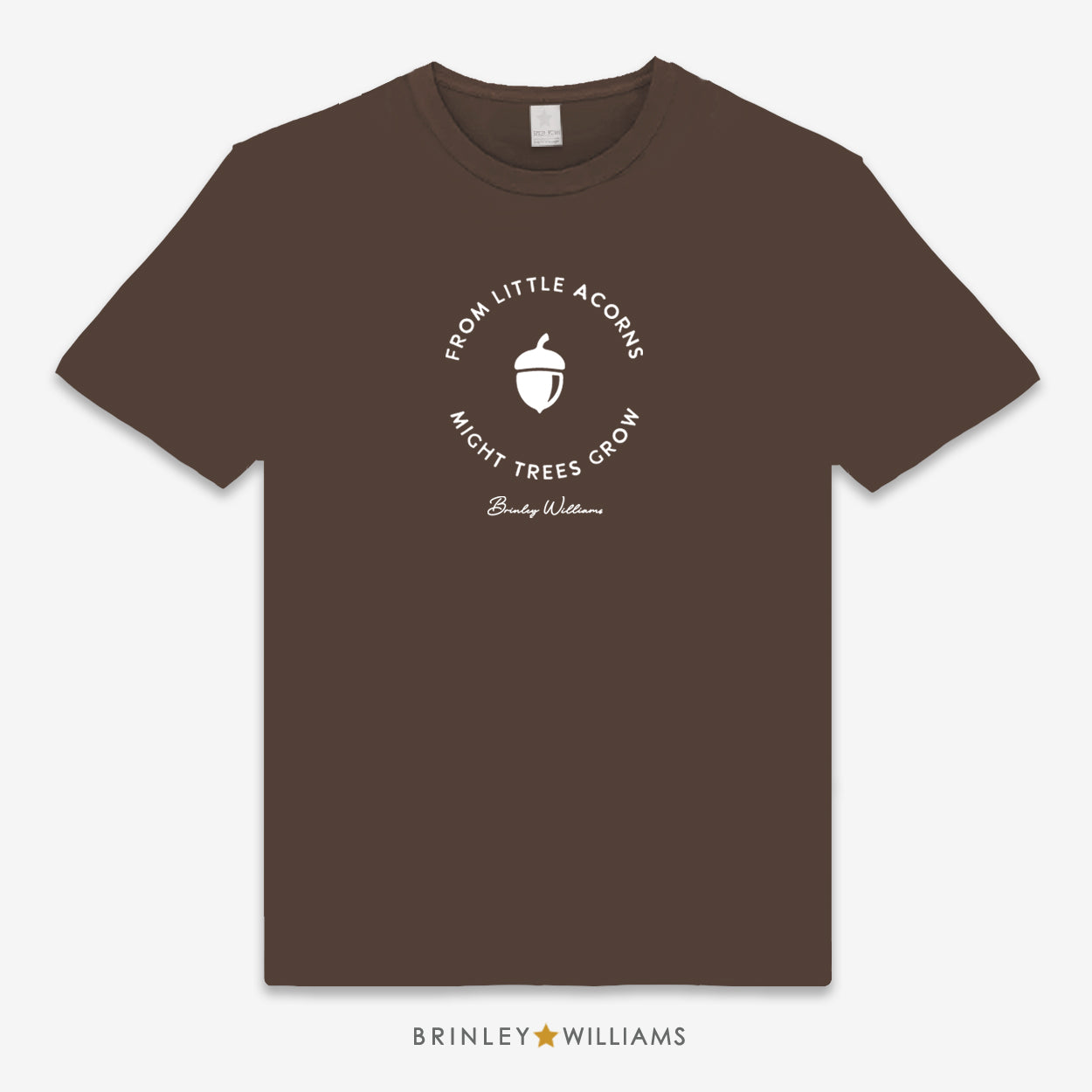 From Little Acorns Unisex Classic T-shirt - Brown