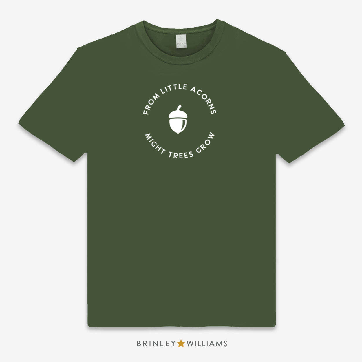 From Little Acorns Unisex Classic T-shirt - Military Green