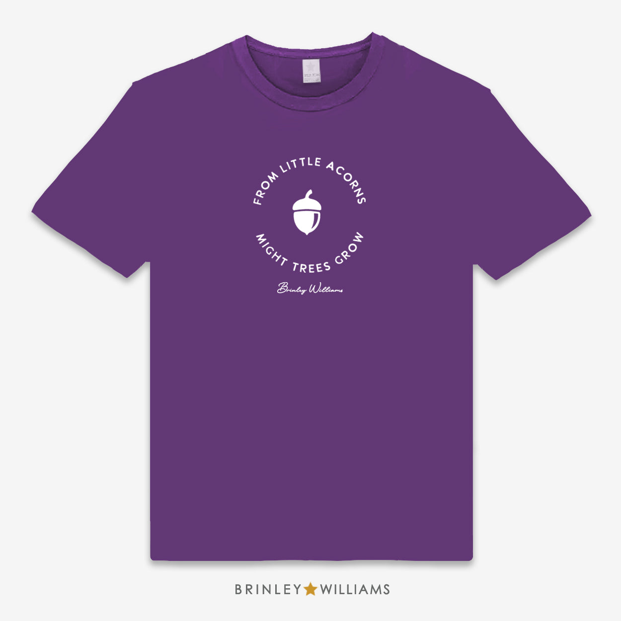 From Little Acorns Unisex Classic T-shirt - Purple