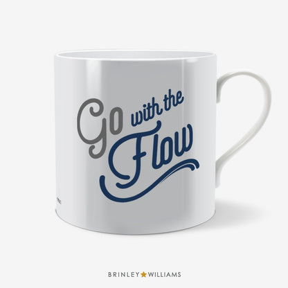 Go with the Flow Fun Mug - Navy