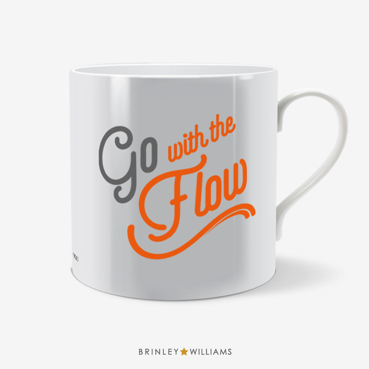 Go with the Flow Fun Mug - Orange