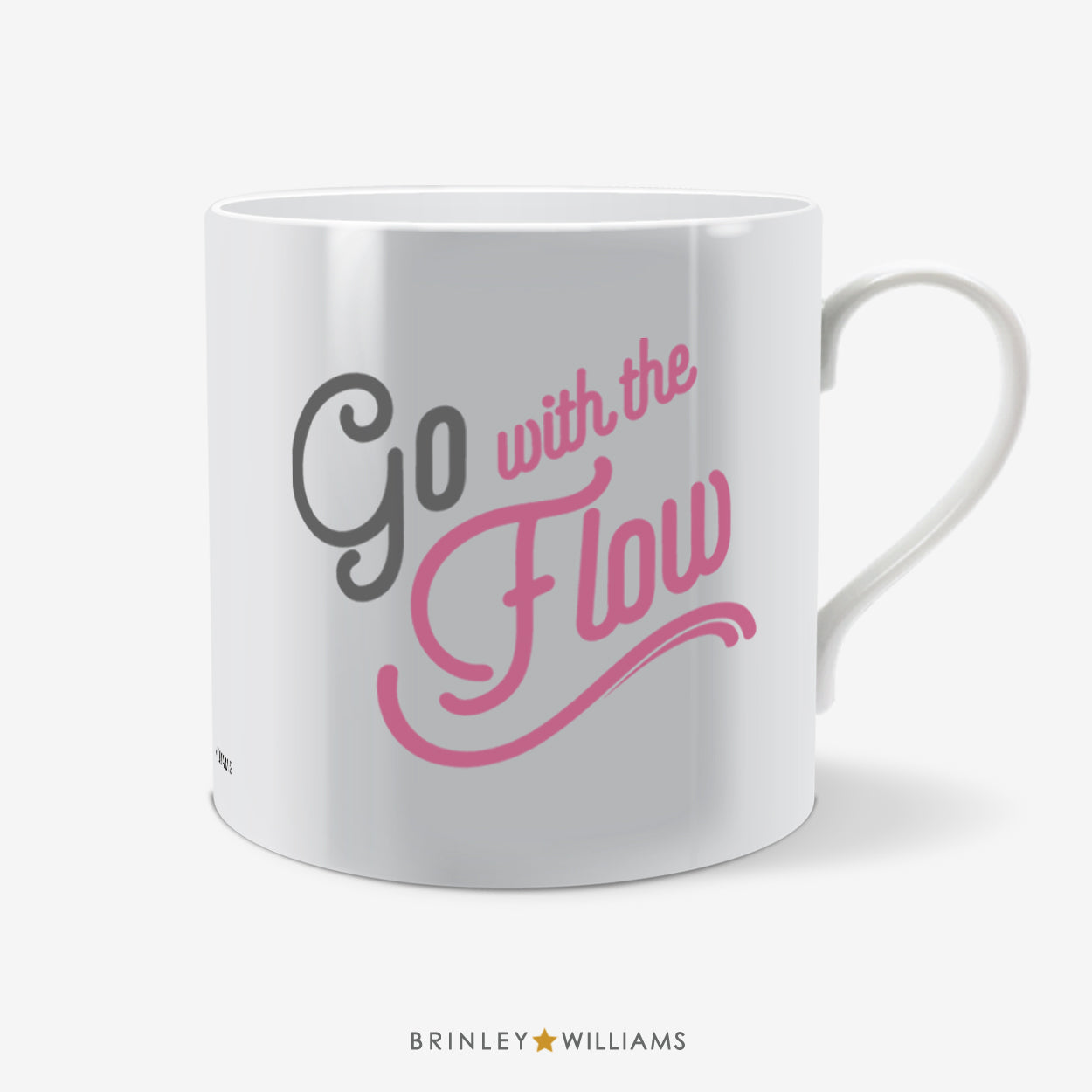 Go with the Flow Fun Mug - Pink