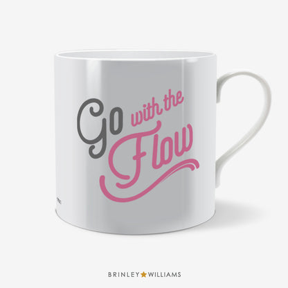 Go with the Flow Fun Mug - Pink