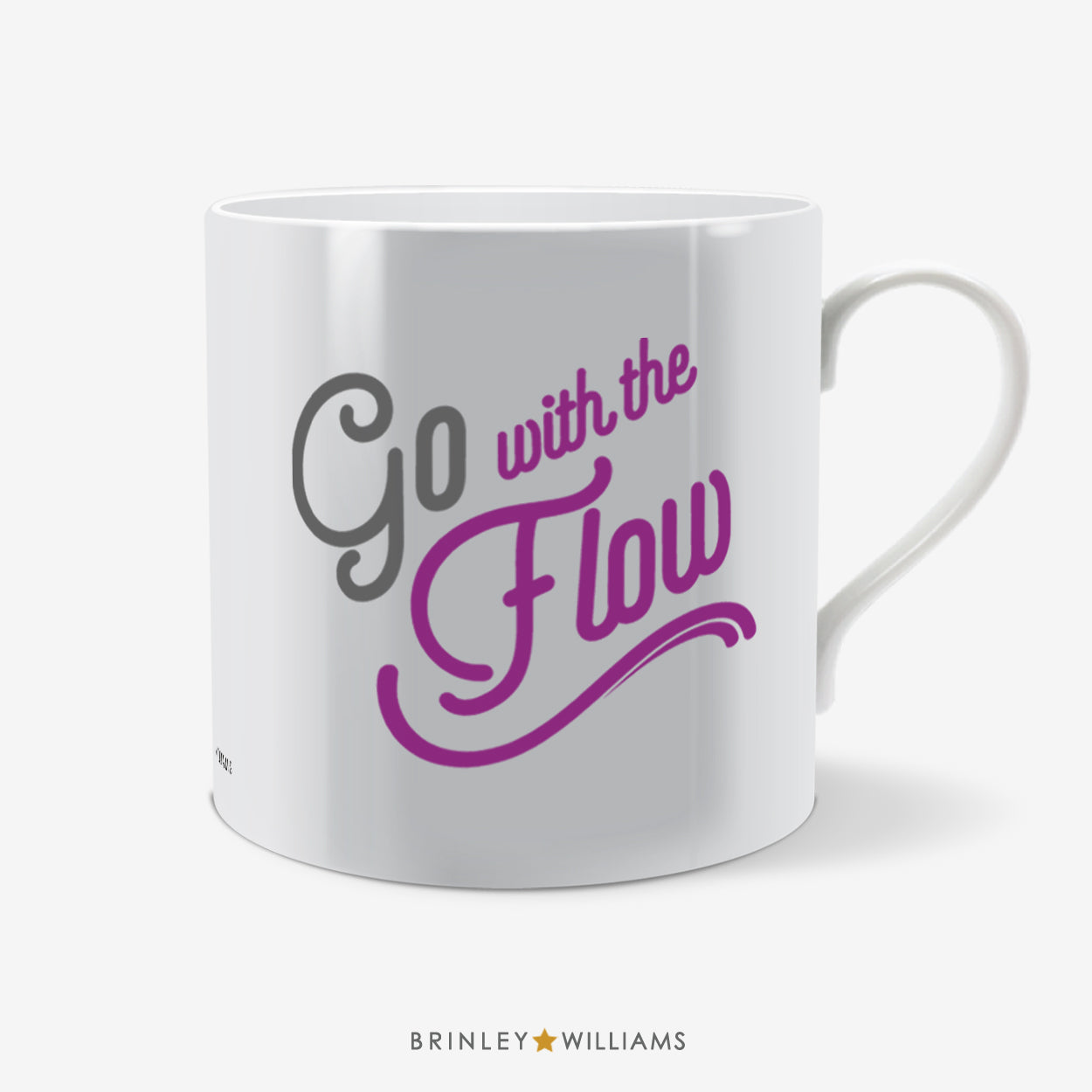 Go with the Flow Fun Mug - Purple
