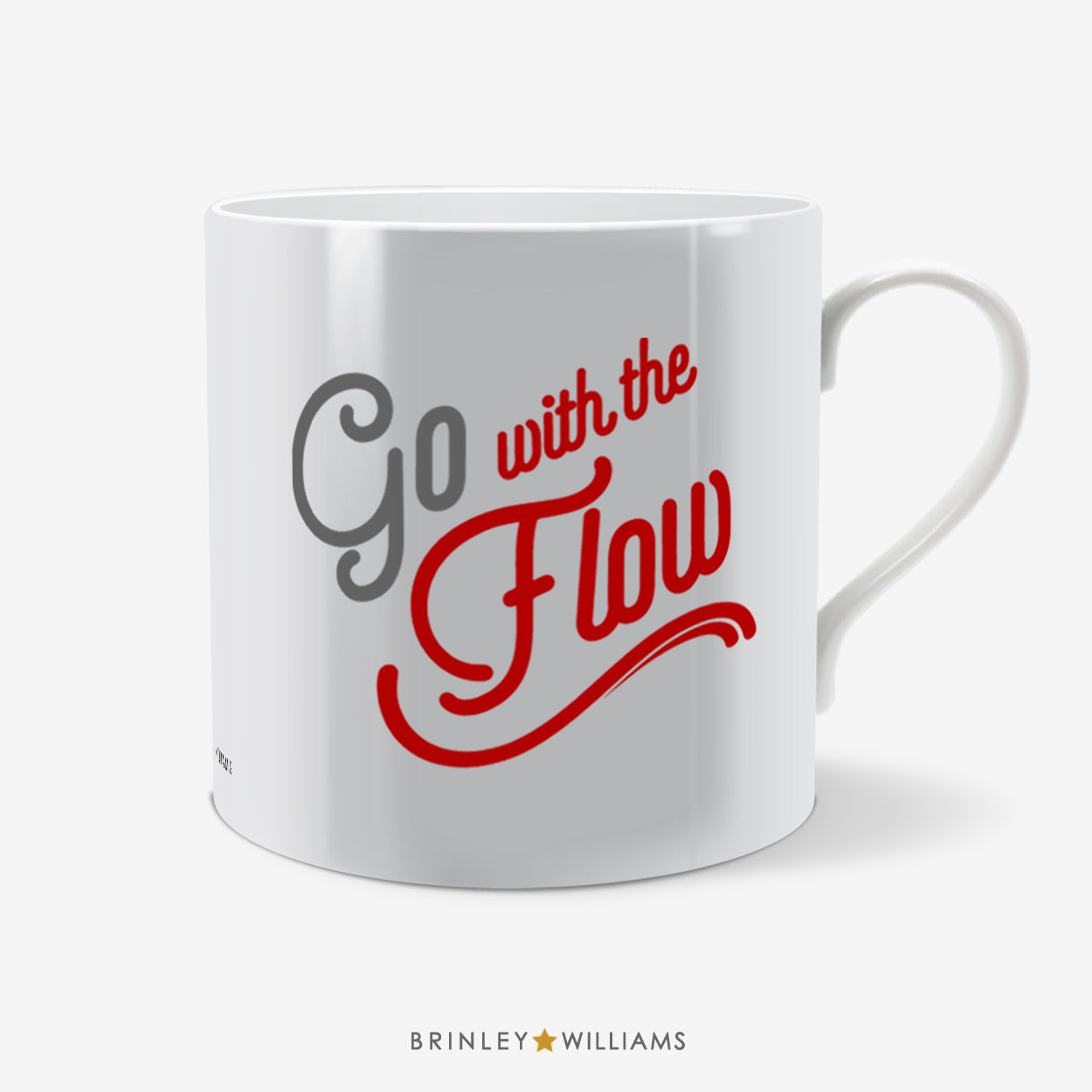 Go with the Flow Fun Mug - Red