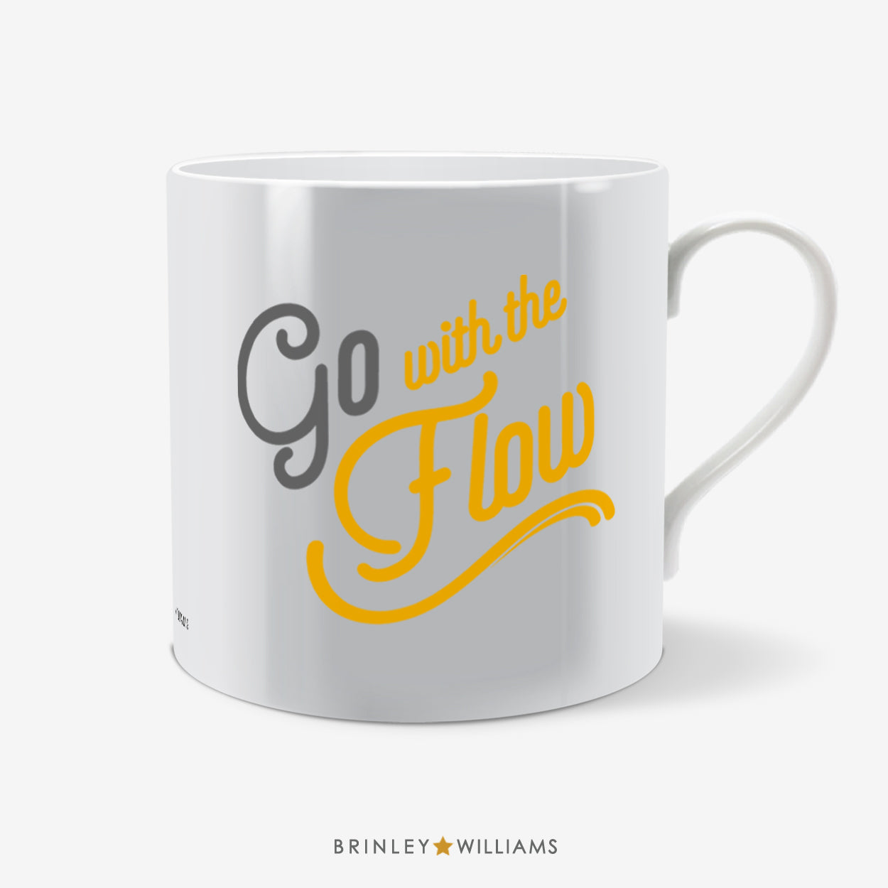 Go with the Flow Fun Mug - Yellow