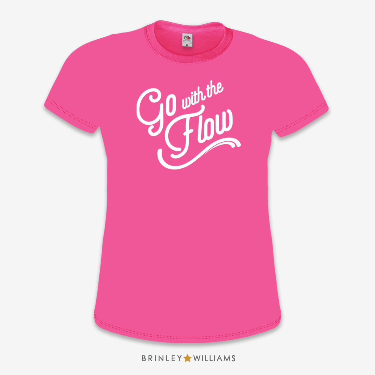 Go with the Flow Slim Fit T-shirt - Fuchsia