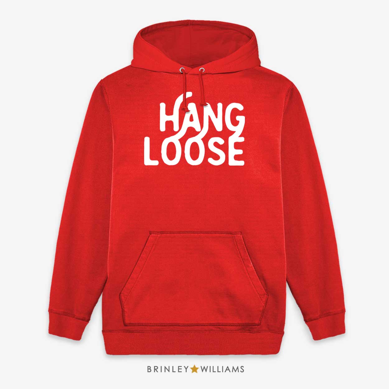 Hang Loose Kids Unisex Hoodie - Fire red