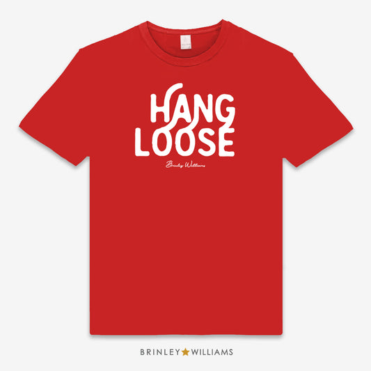 Hang Loose Unisex Kids T-shirt - Fire red