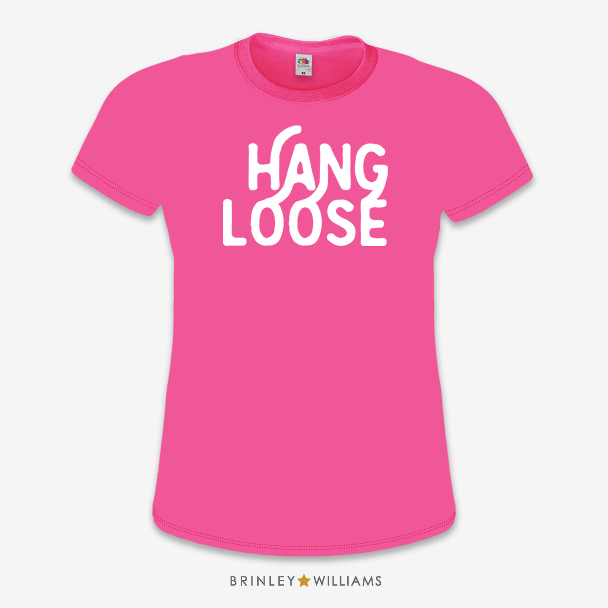 Hang Loose Slim Fit T-shirt - Fuchsia