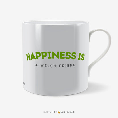 Happiness is a Welsh... Welsh Mug - Green