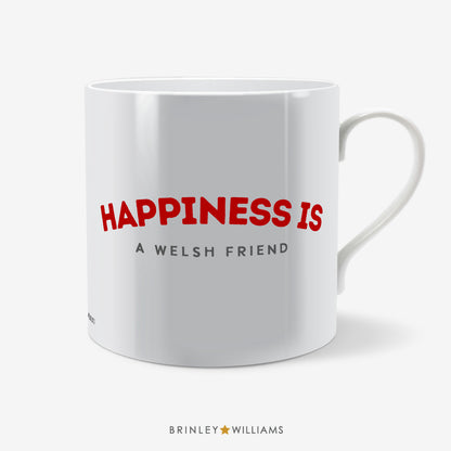 Happiness is a Welsh... Welsh Mug - Red