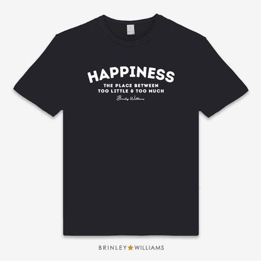 Happiness Unisex Classic T-shirt - Black