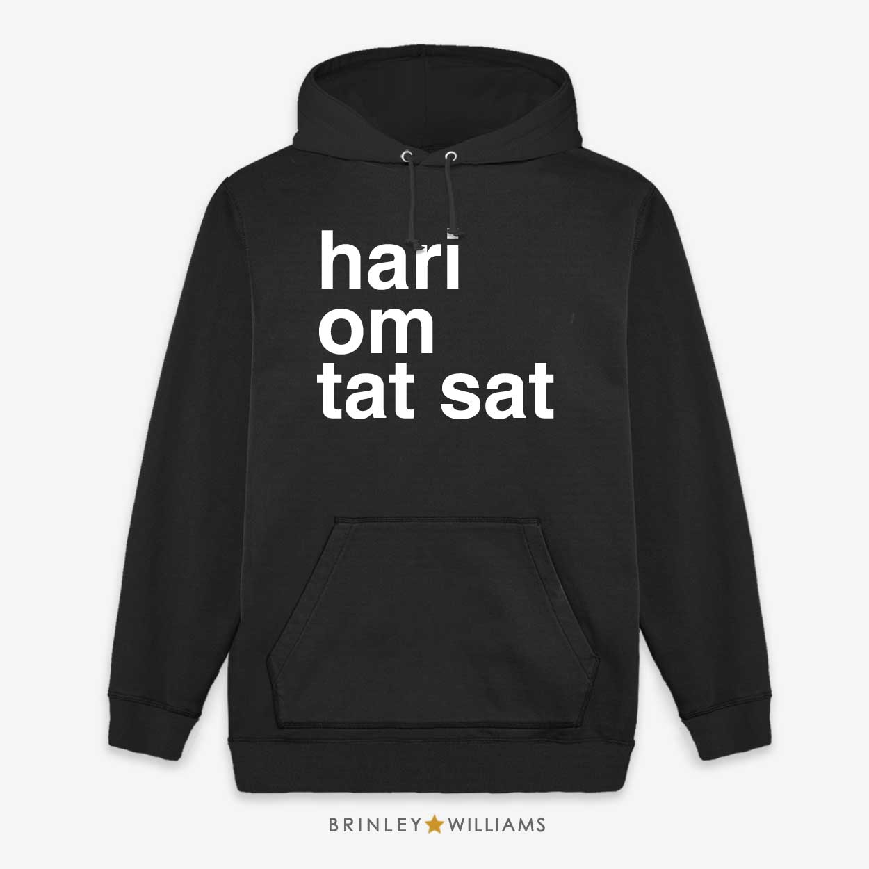 Hari on tat sat Unisex Yoga Hoodie - Black