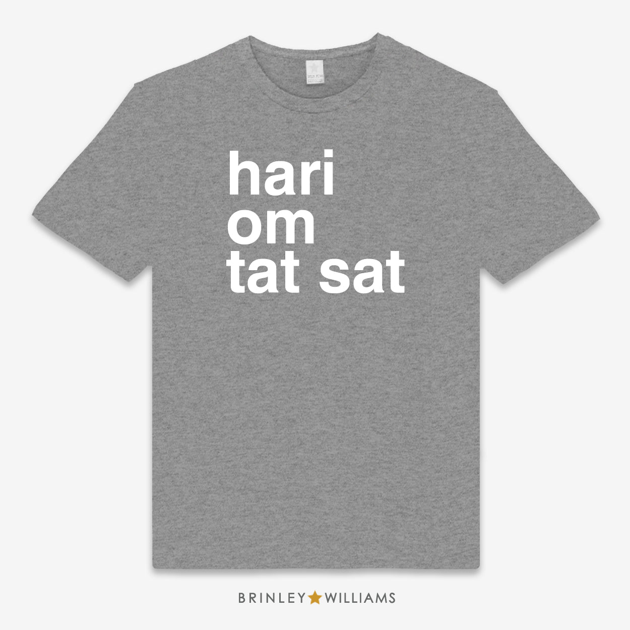 Hari om tat sat Unisex Classic Yoga T-shirt - Dark Heather