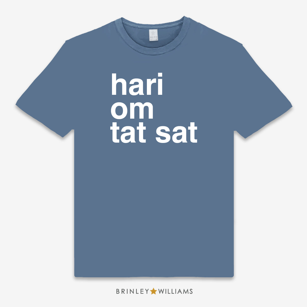 Hari om tat sat Unisex Classic Yoga T-shirt - Indigo