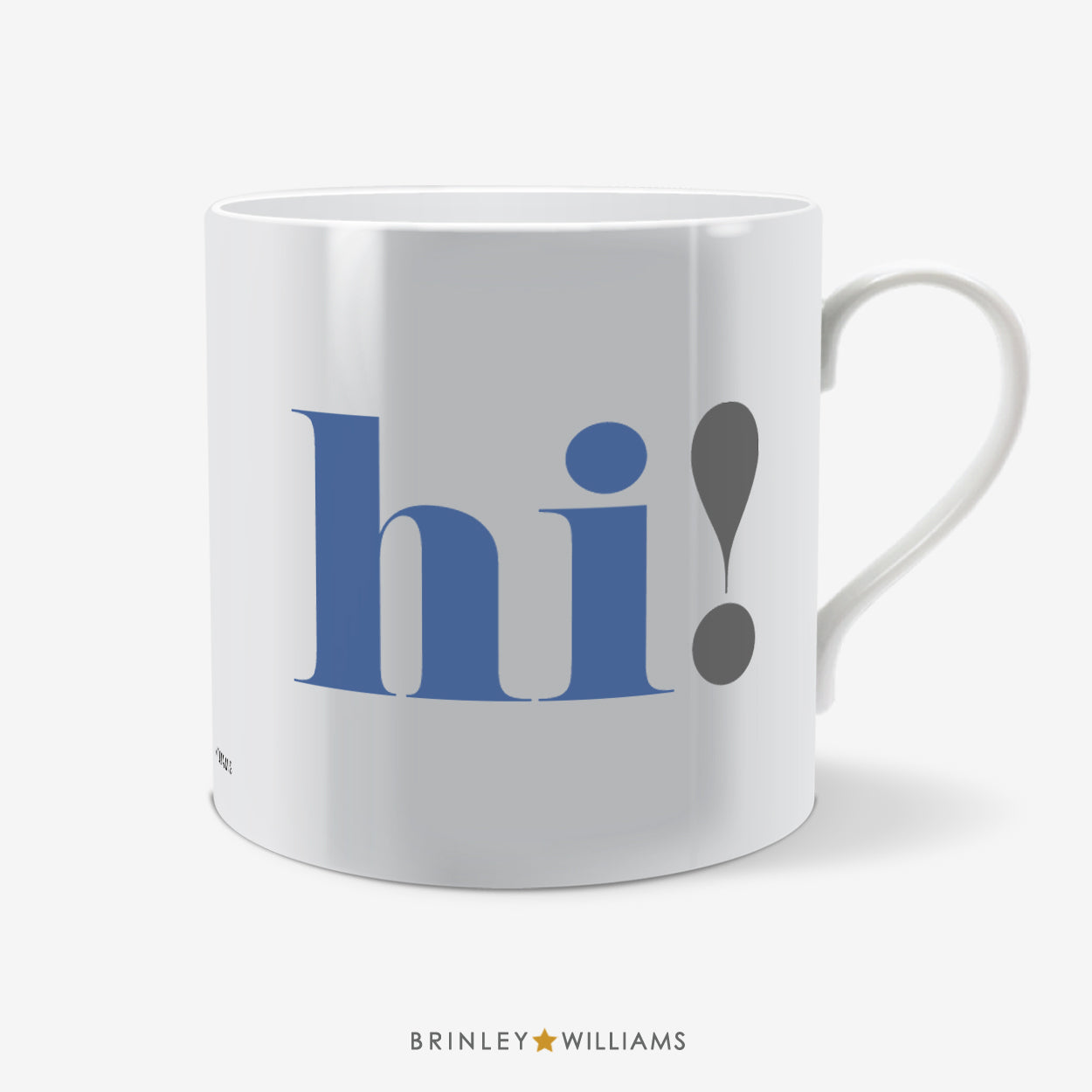 Hi Fun Mug - Blue