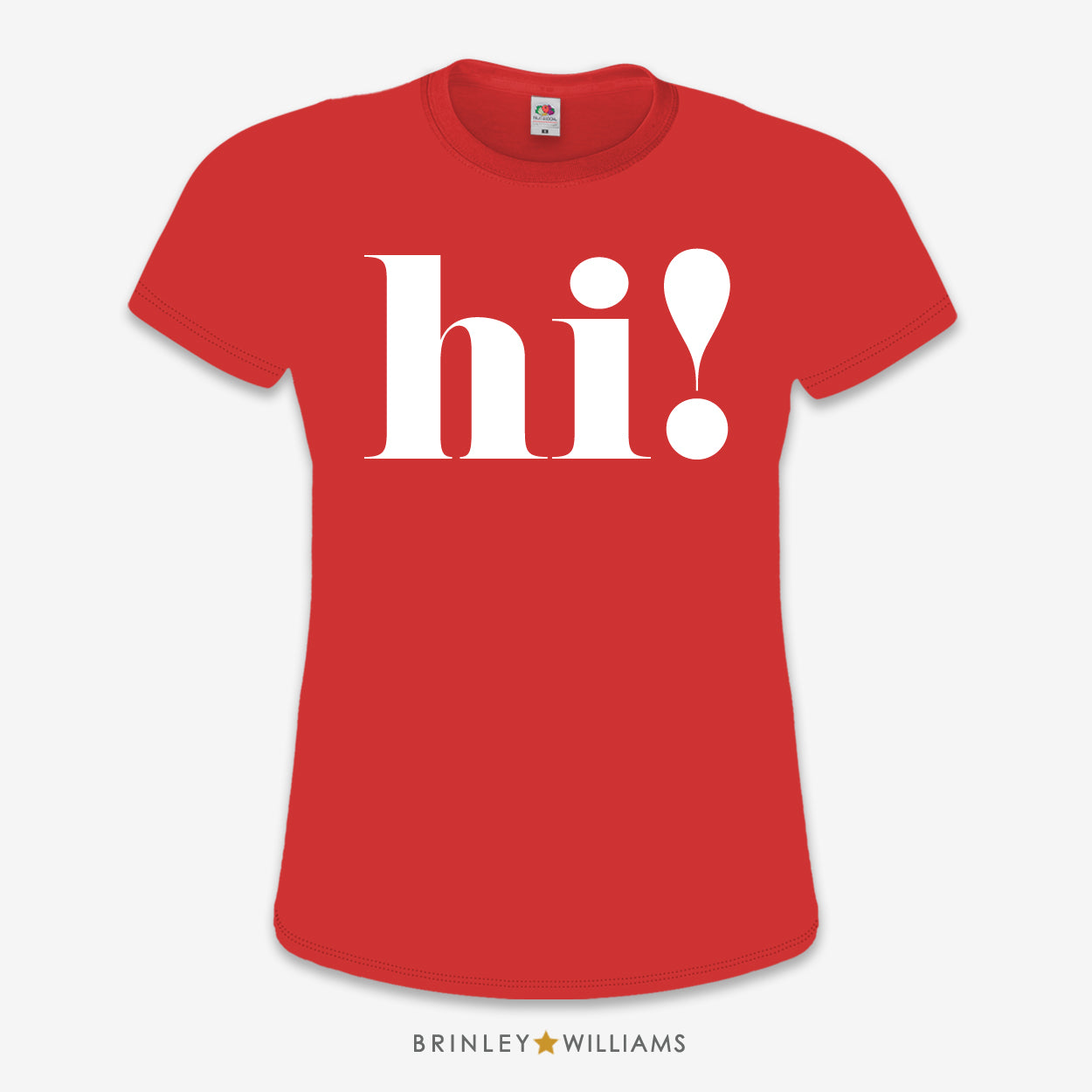 Hi Slim Fit T-shirt - Fire Red