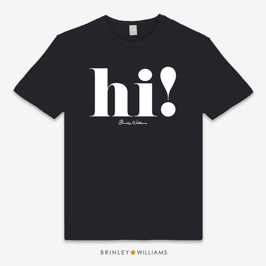 Hi Unisex Classic T-shirt - Black