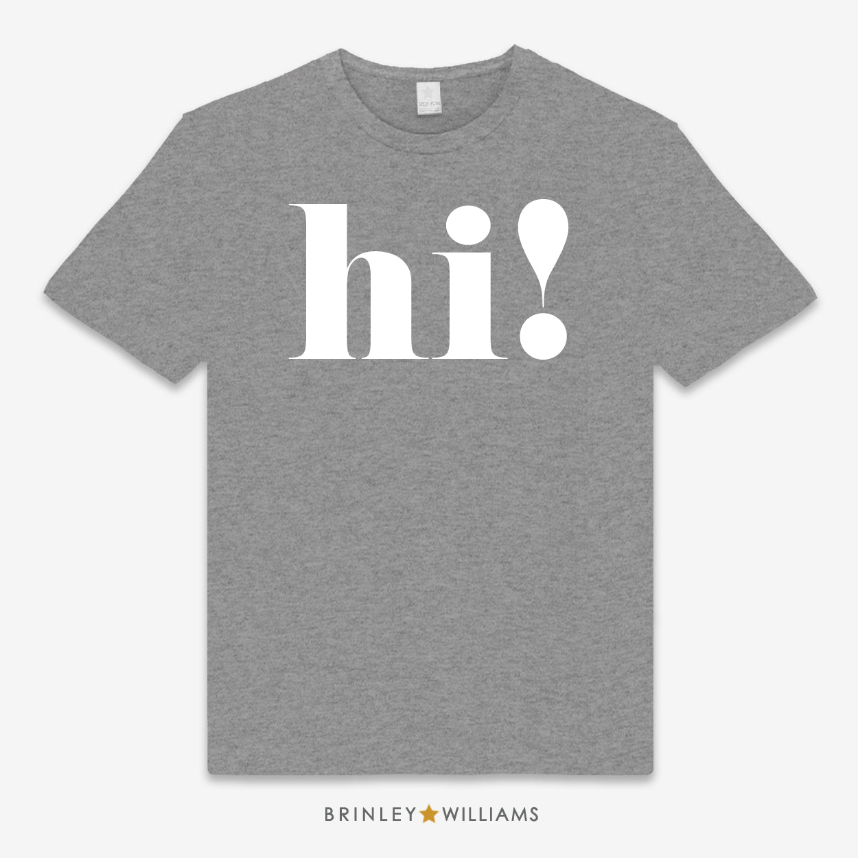 Hi Unisex Classic T-shirt - Dark Heather