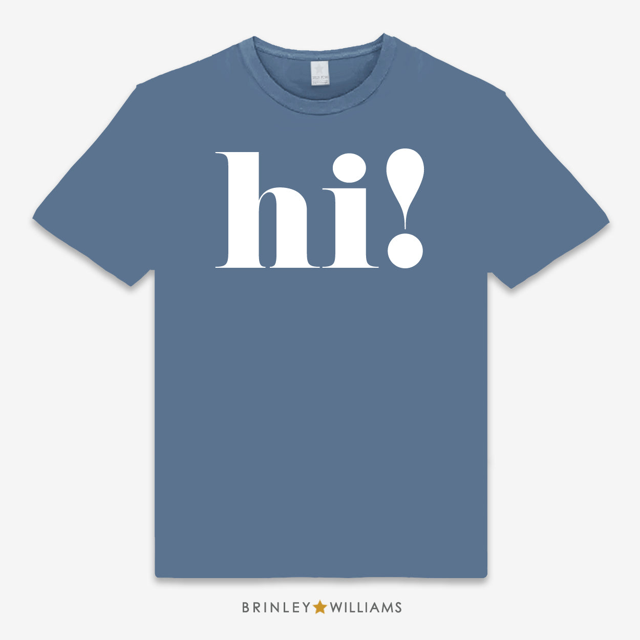 Hi Unisex Classic T-shirt - Indigo