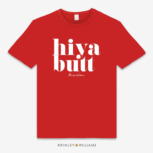 Hiya Butt Unisex Kids T-shirt - Fire red