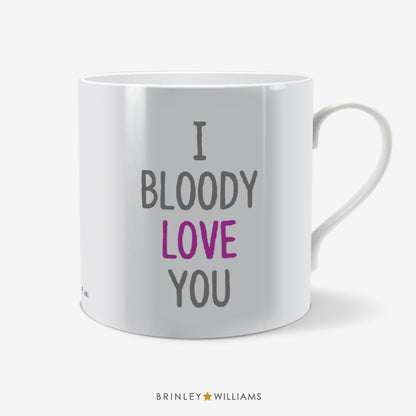 I Bloody Love You Fun Mug - Purple