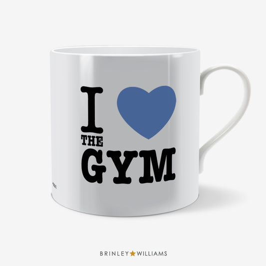 I Love the Gym Fun Mug - Blue
