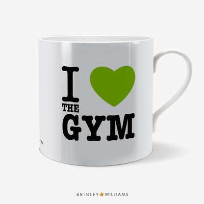 I Love the Gym Fun Mug - Green