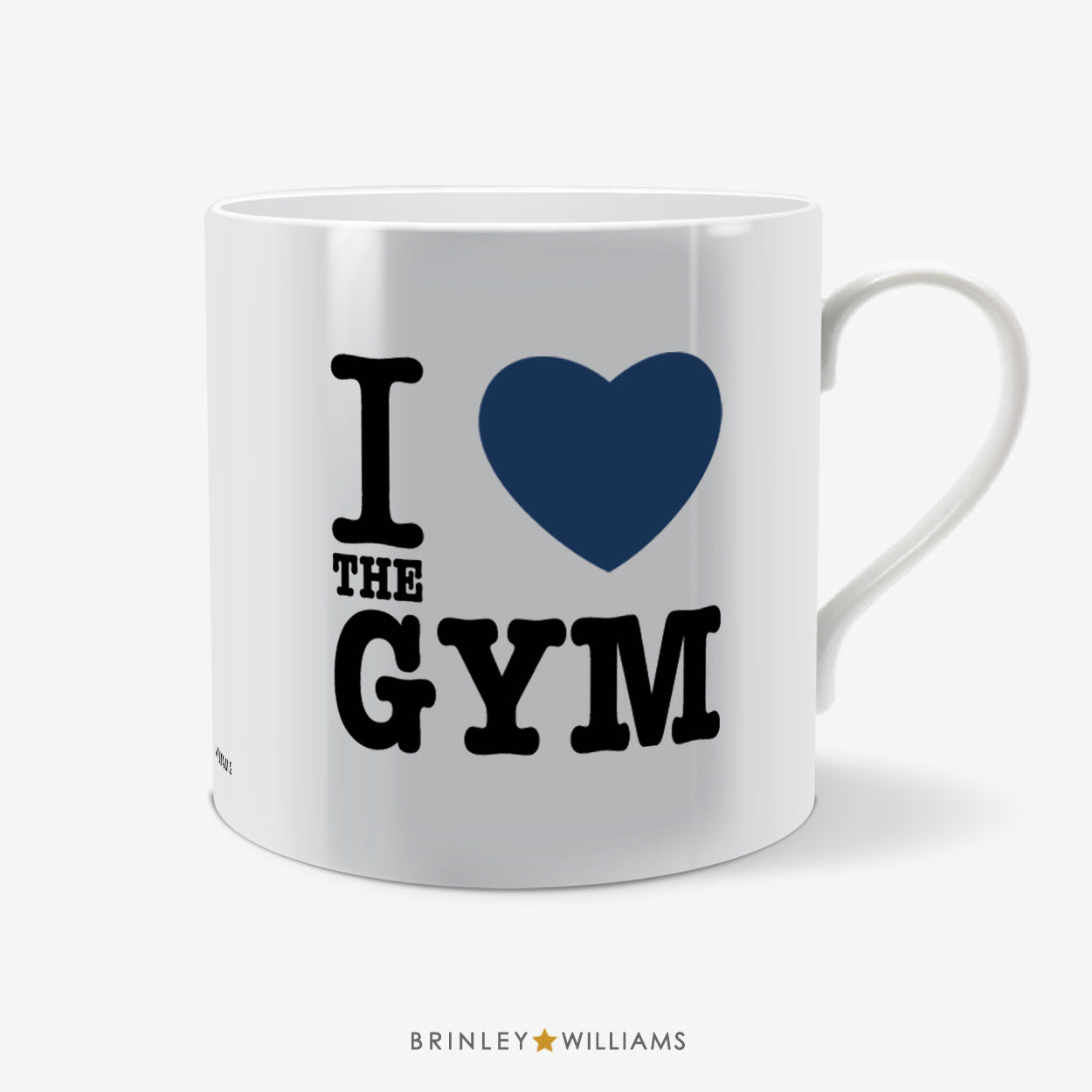 I Love the Gym Fun Mug - Navy