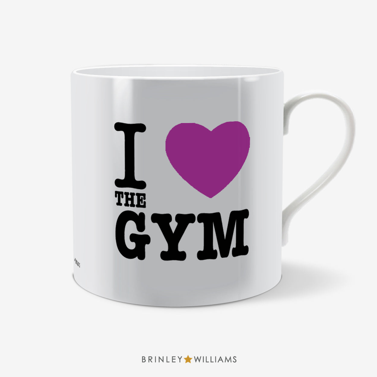 I Love the Gym Fun Mug - Purple